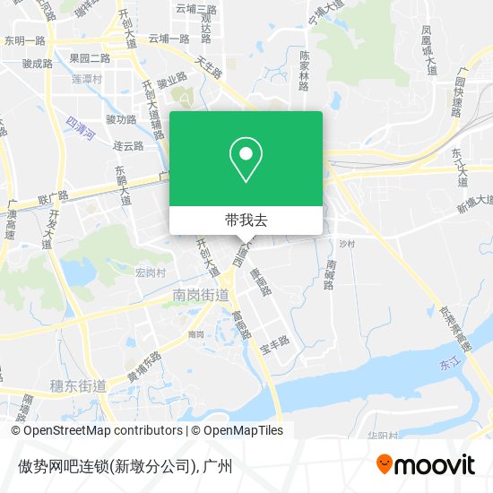 傲势网吧连锁(新墩分公司)地图