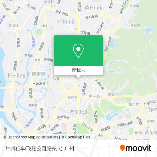 神州租车(飞翔公园服务点)地图
