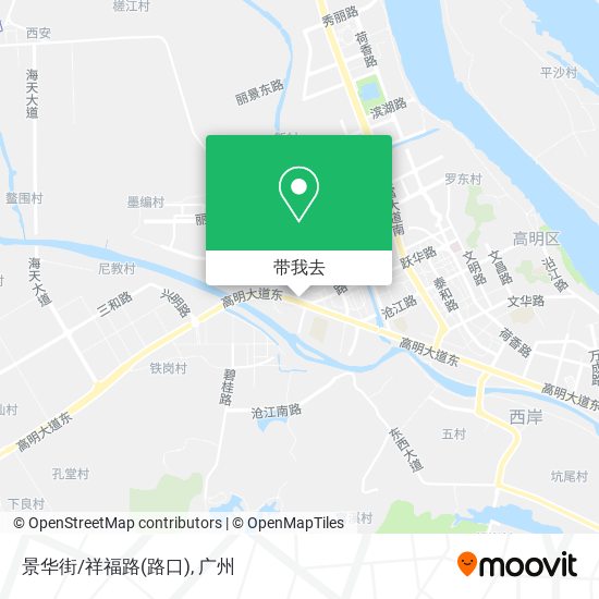 景华街/祥福路(路口)地图