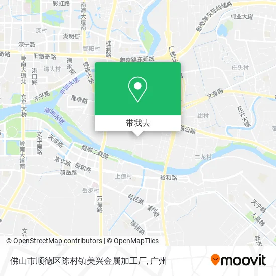 佛山市顺德区陈村镇美兴金属加工厂地图
