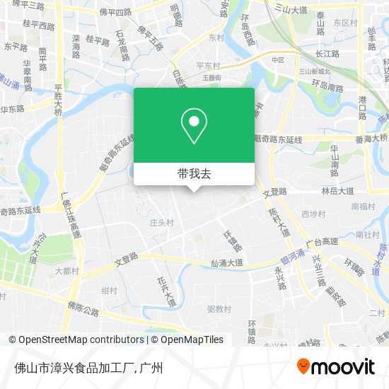 佛山市漳兴食品加工厂地图