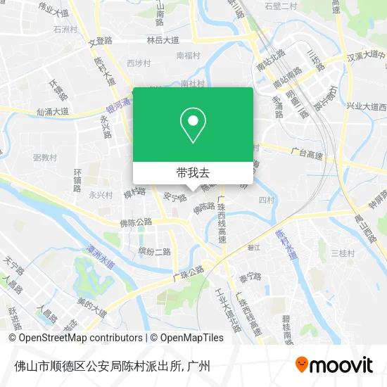 佛山市顺德区公安局陈村派出所地图