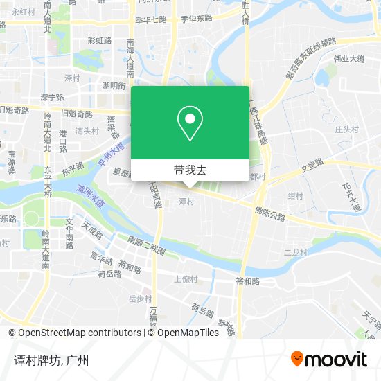 谭村牌坊地图