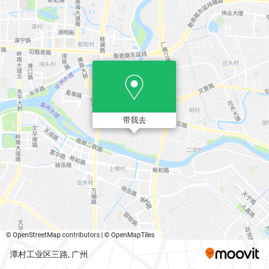 潭村工业区三路地图