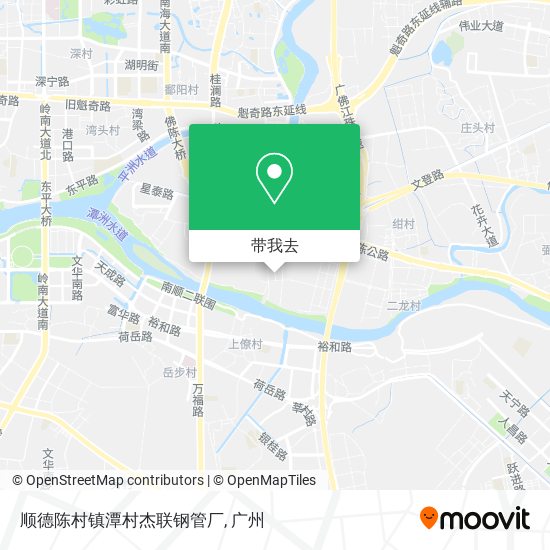顺德陈村镇潭村杰联钢管厂地图