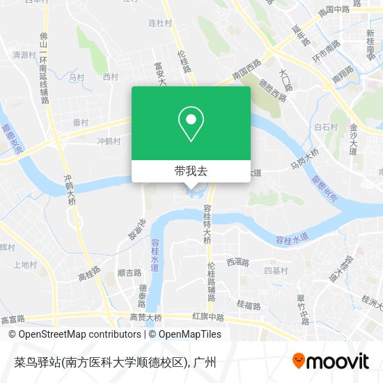 菜鸟驿站(南方医科大学顺德校区)地图