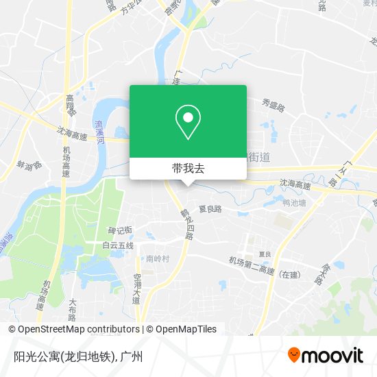 阳光公寓(龙归地铁)地图