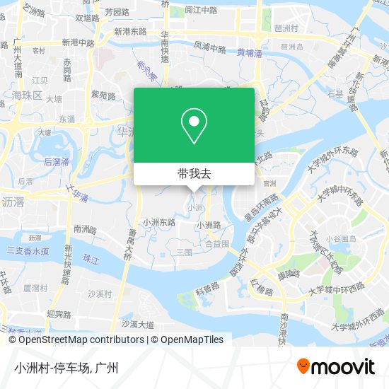 小洲村-停车场地图