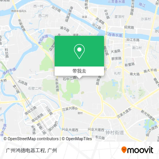 广州鸿德电器工程地图