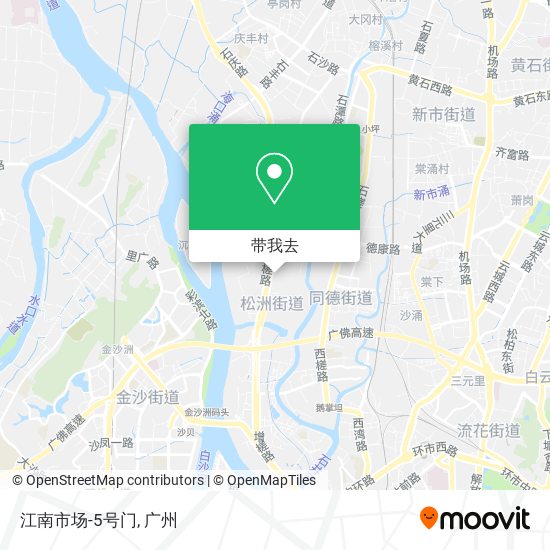 江南市场-5号门地图