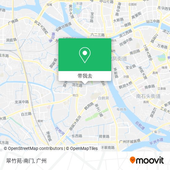 翠竹苑-南门地图
