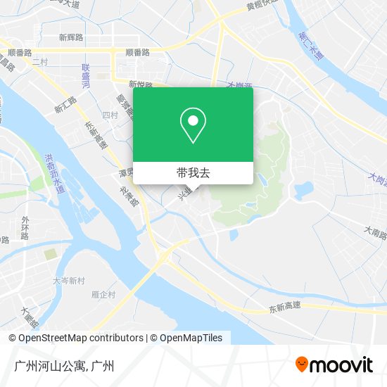 广州河山公寓地图