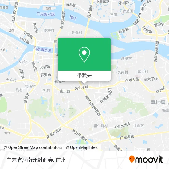 广东省河南开封商会地图