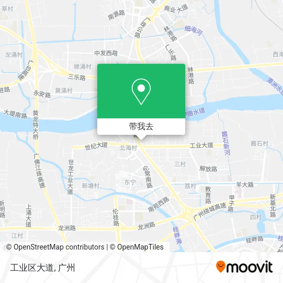 工业区大道地图