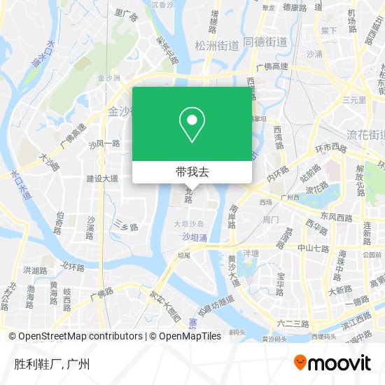 胜利鞋厂地图