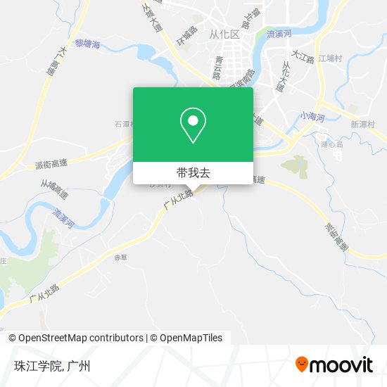 珠江学院地图