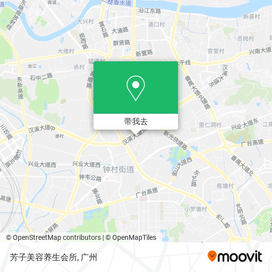 芳子美容养生会所地图