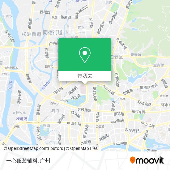 一心服装辅料地图