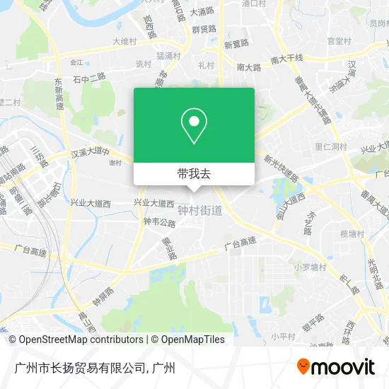 广州市长扬贸易有限公司地图