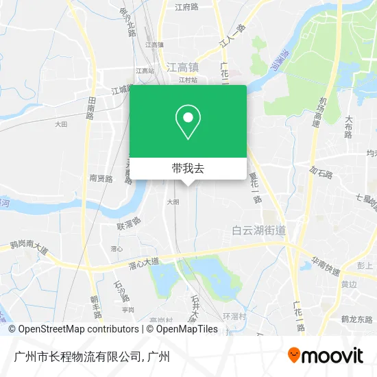 广州市长程物流有限公司地图