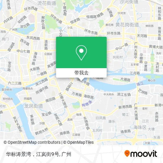 华标涛景湾，江岚街9号地图