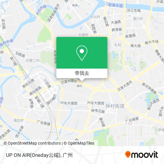 UP ON AIR(Oneday云端)地图