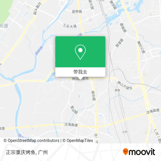正宗重庆烤鱼地图