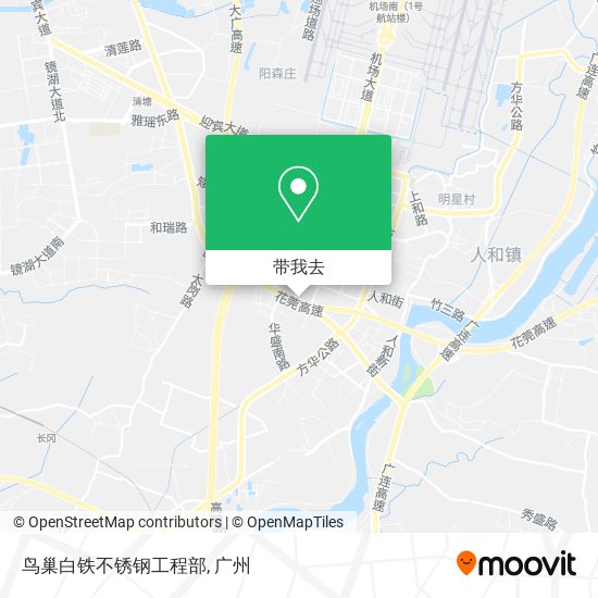 鸟巢白铁不锈钢工程部地图