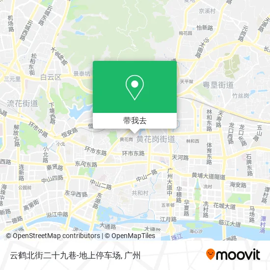 云鹤北街二十九巷-地上停车场地图