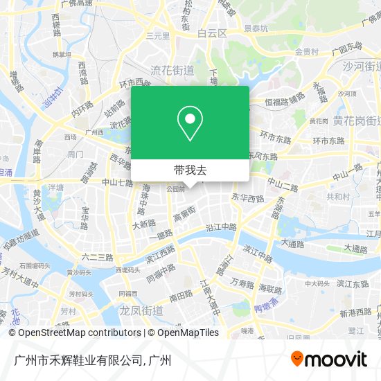 广州市禾辉鞋业有限公司地图