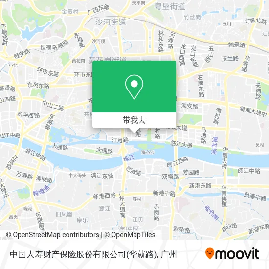 中国人寿财产保险股份有限公司(华就路)地图