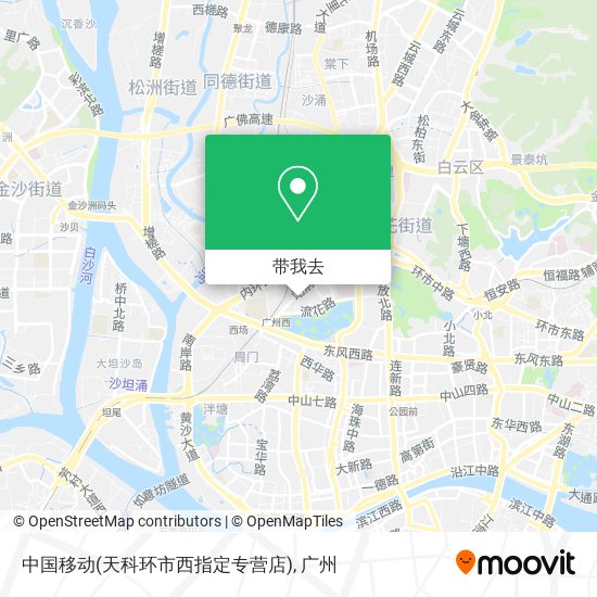 中国移动(天科环市西指定专营店)地图