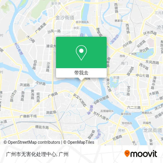 广州市无害化处理中心地图