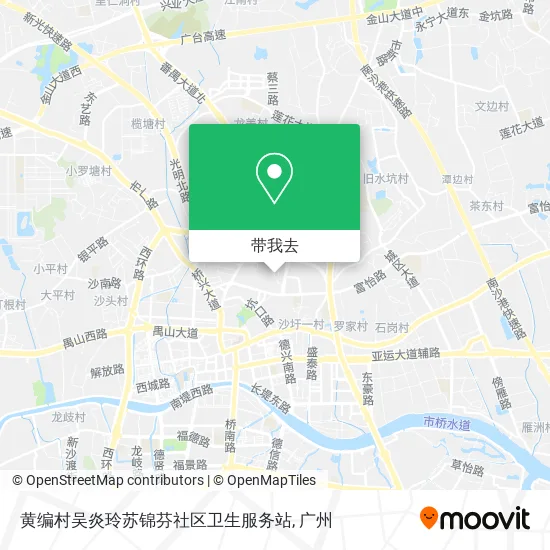 黄编村吴炎玲苏锦芬社区卫生服务站地图