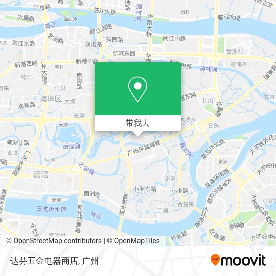 达芬五金电器商店地图