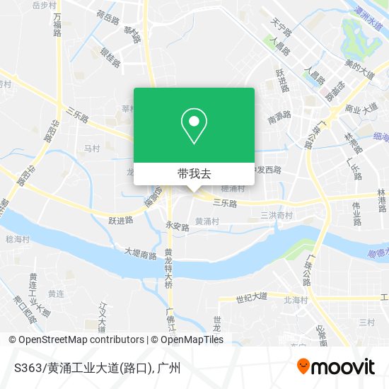 S363/黄涌工业大道(路口)地图