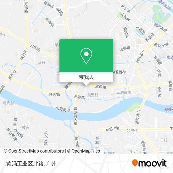 黄涌工业区北路地图