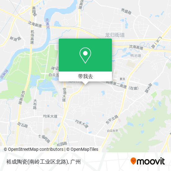 裕成陶瓷(南岭工业区北路)地图