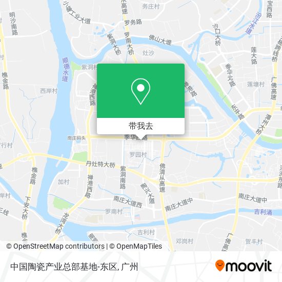 中国陶瓷产业总部基地-东区地图