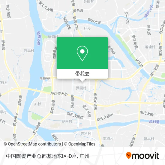 中国陶瓷产业总部基地东区-D座地图