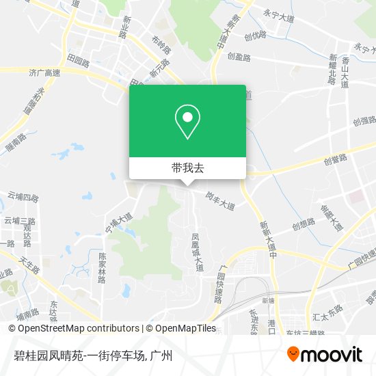 碧桂园凤晴苑-一街停车场地图