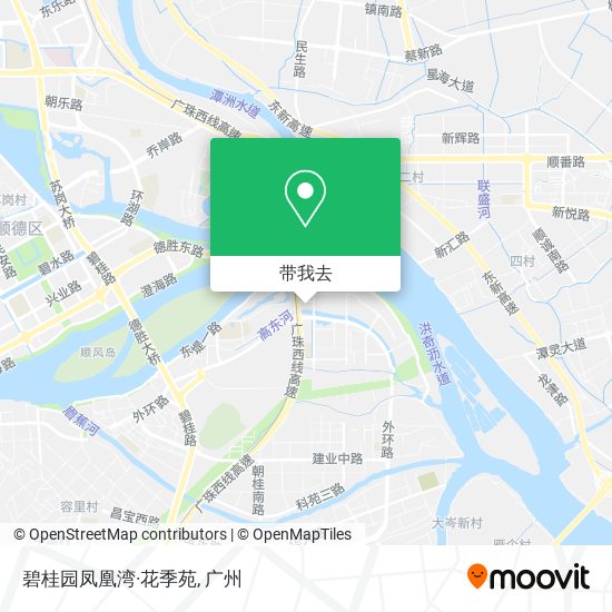 碧桂园凤凰湾·花季苑地图