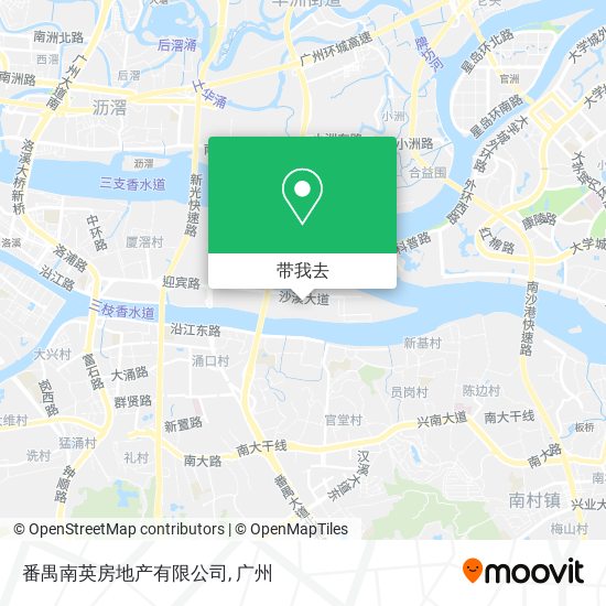 番禺南英房地产有限公司地图