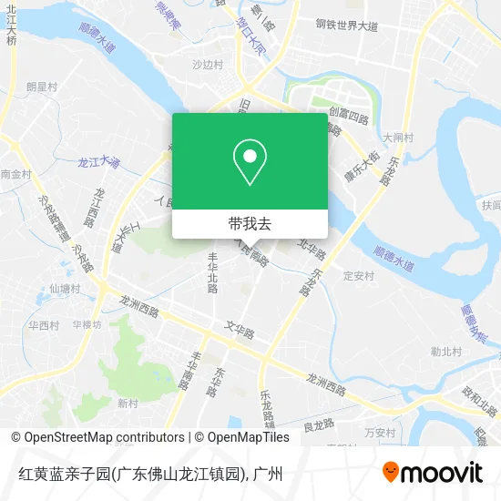 红黄蓝亲子园(广东佛山龙江镇园)地图