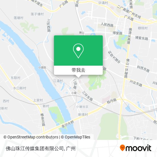 佛山珠江传媒集团有限公司地图