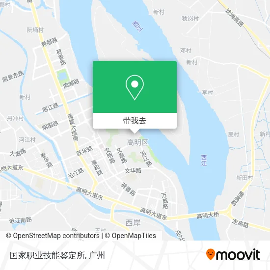国家职业技能鉴定所地图