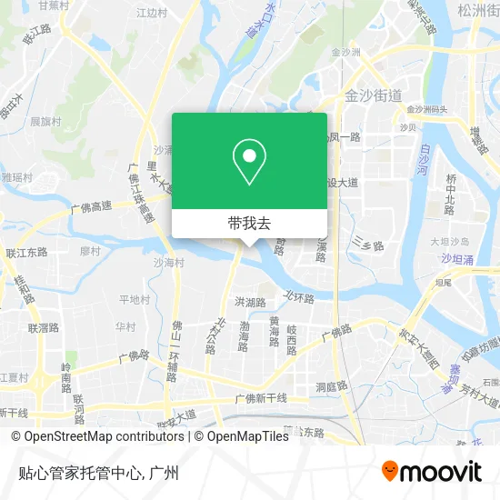 贴心管家托管中心地图
