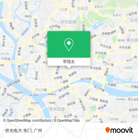 侨光电大-东门地图