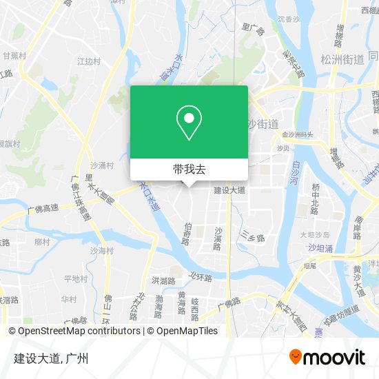 建设大道地图