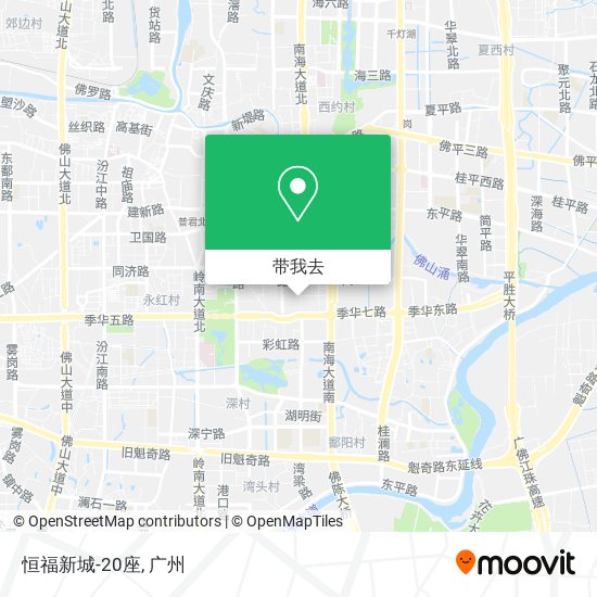 恒福新城-20座地图
